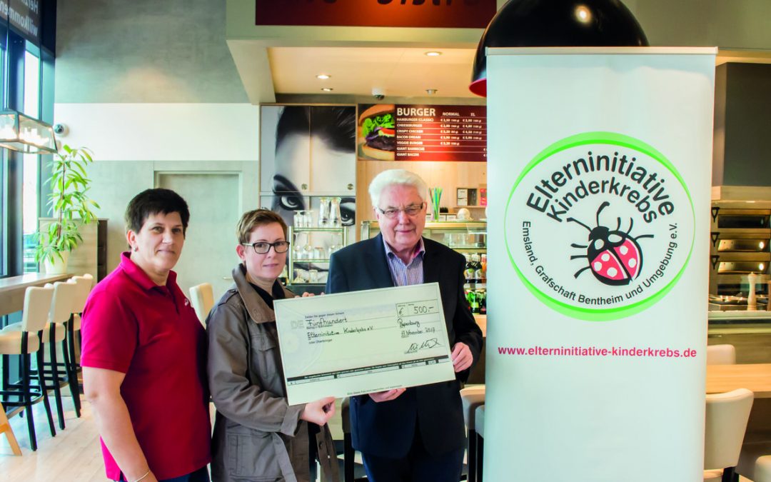 500 Euro für den guten Zweck.