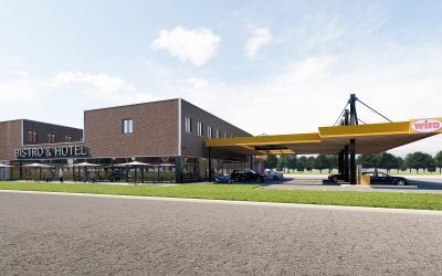 Großer Baustart für den neuen Autohof an der A31 in Rhede